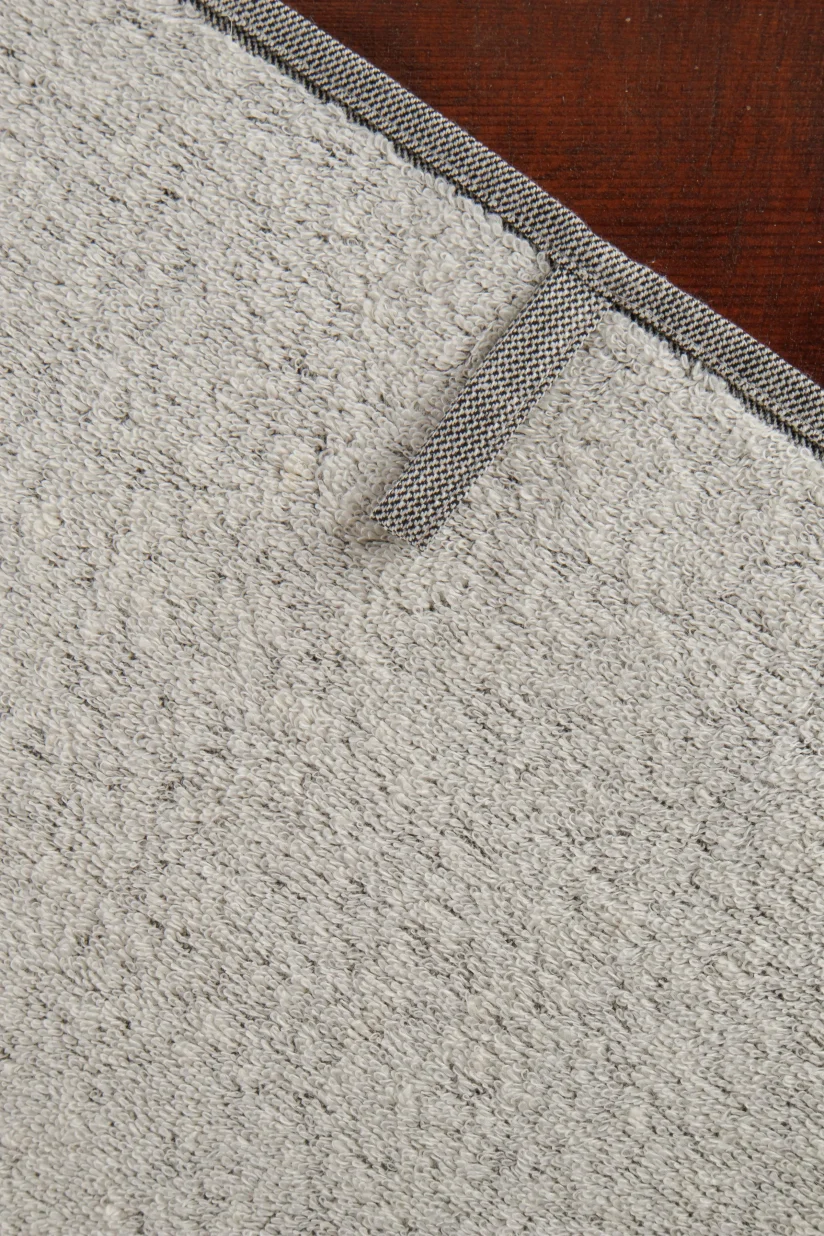 Linen Terry Towel Brownie White-Gray - Image 3