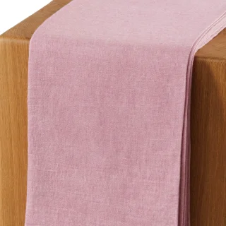 Denim Linen Beach Blanket ALVITA Raspberry