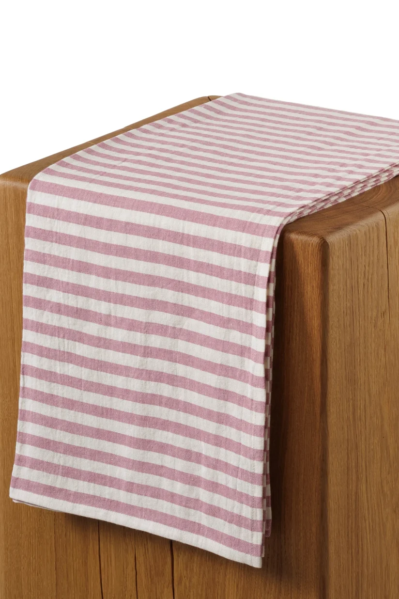 Linen Beach Blanket LUTIN Raspberry