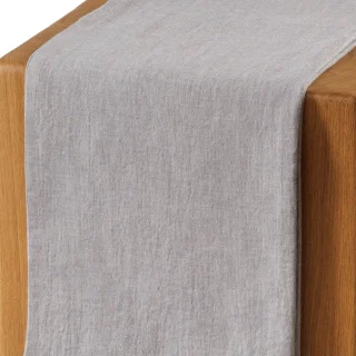 Denim Linen Beach Blanket ALVITA Grey