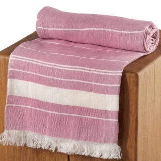 Linen Sauna Towel MATAGOTA Raspberry