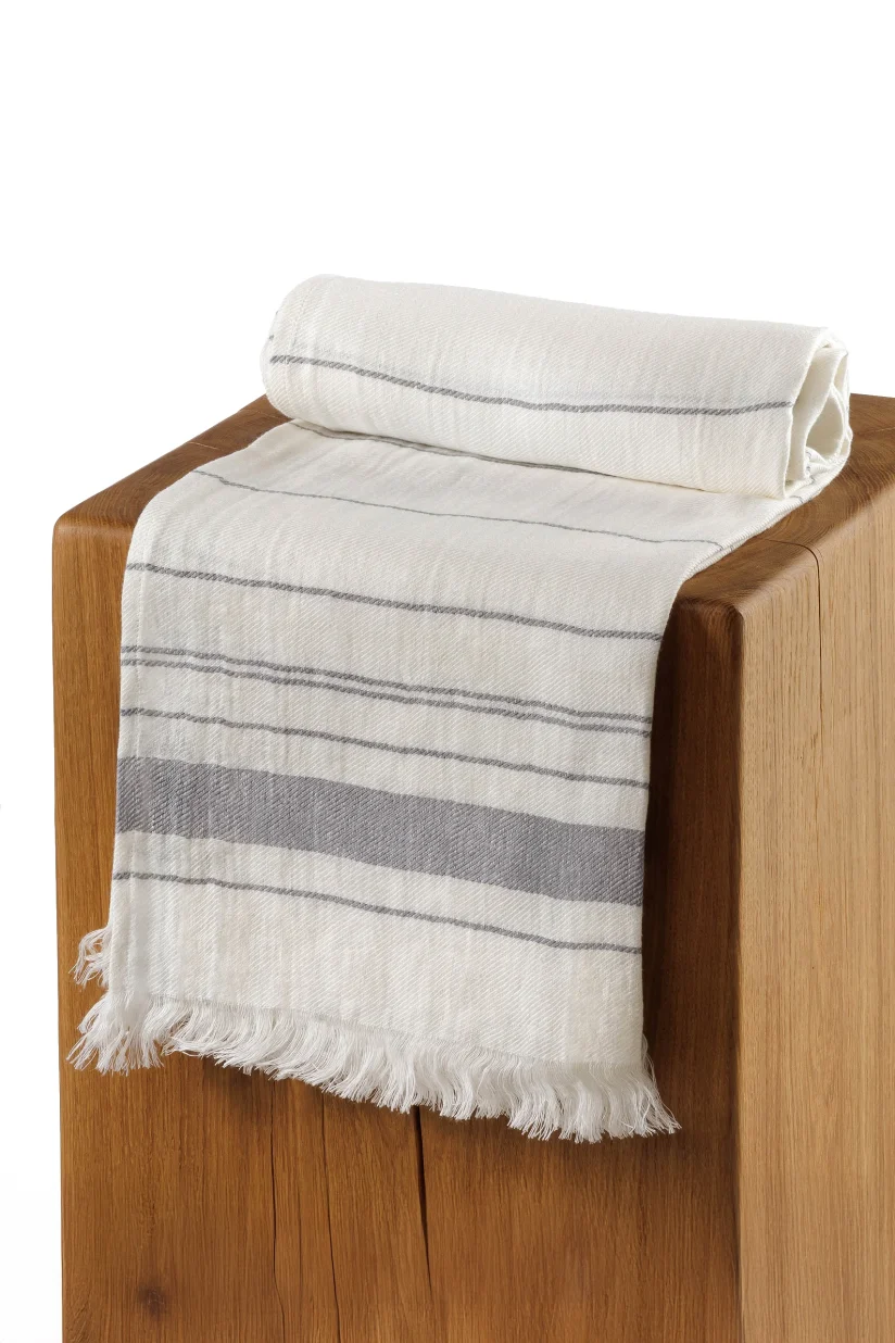 Linen Sauna Towel MONAKELI Grey